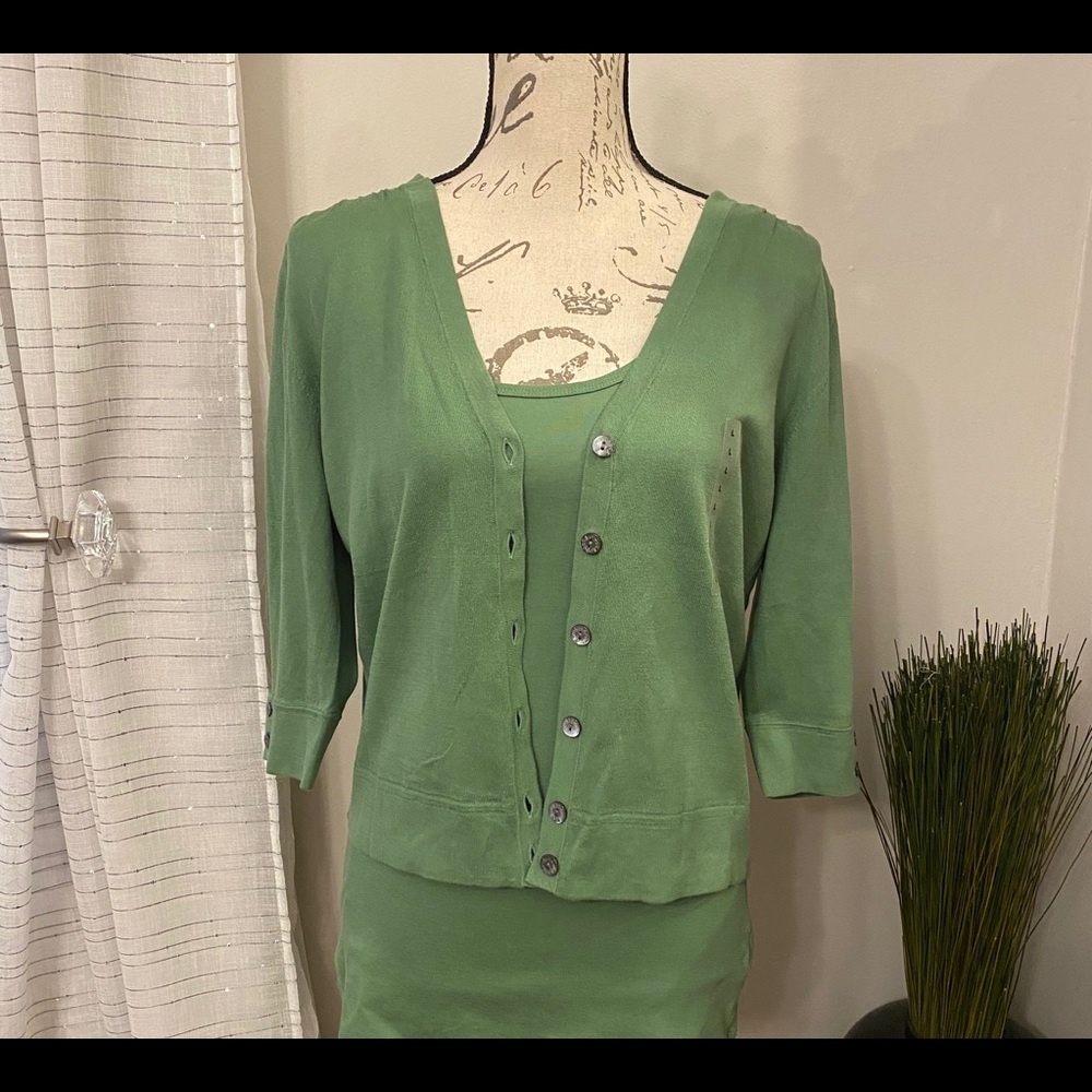 GAP Cardigan &  matching tank top